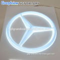 High quality stainless steel 3D Car brand LED backlit logo sign for 4S shop advertising